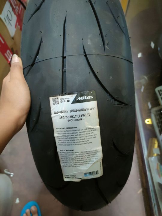 180/55ZR17 Sport Force Evolution (Mitas) Tubeless | Lazada PH