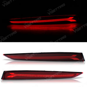 For Hyundai Solaris Accent 2017 2018 2019 3-Functions LED Rear Bumper Light Sequential Turn Signal Brake Reflector Lamp 12V