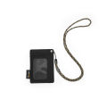 Ultra-Thin Cordura 1680D Ballistic Nylon License Card Holder Work ID Badge Lanyard Unisex Canvas Vertical Structure. 
