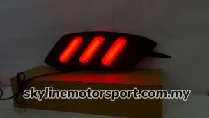 Honda Civic FC Rear Bumper Led Lamp Mustang Style 2016 2017 2018 2019 2020