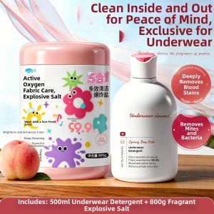 HXQ | Stain Removing Whitening Baby Clothes Salt-based Laundry Detergent