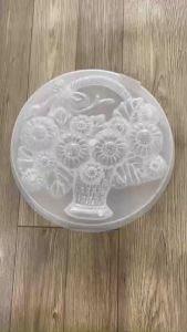 Bộ 4 Khuôn Làm Thạch Rau Câu 3D Giỏ Hoa Cúc Hoa Hồng Ngũ Quả Happy Birthday Đẹp Mắt