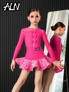 AILANGNA | Latin Dancewear Set for Girls Summer Performance Training