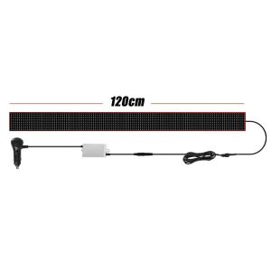 LED Devil Eye Light Extra Long 200cm Flexible Screen Car Window Light 16 Modes Truck Decoration Light RGB Car Lamp for SUV RV