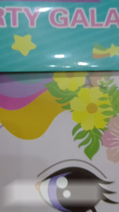 Banner Bentuk Unicorn PARTY GALA banner flag banner ponny