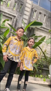 Baju Batik Anak Perempuan Lengan Panjang Usia 2-15 Tahun SD-SMP
