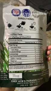 Chef Ayb’s Paragis Moringa Guyabano Herba Tea Organic FDA Halal Wellness Drink