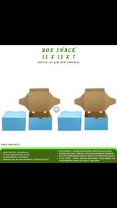Box Snack 12x12 Snack Box Premium Dus 12x12 (Isi 10 Pcs-B.43P3)