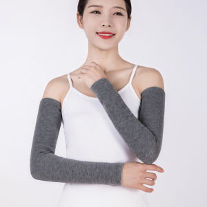 Mens Long Sleeve Arm Pads Thermalized Elbow And Wrist Protection Warmth Preservation for Autumn And Winter Period