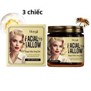 Kem Dưỡng Da Mặt Tallow & Honey 120g Cấp Ẩm Sâu Làm Dịu Da Khô Chăm Sóc Da Mặt Nhẹ Nhàng Dành Cho Nữ Của Hoygi