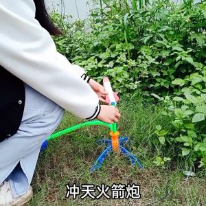 LED Skyrocket Flying Blaster Rocket Launcher Air Rocket Children Child Kids Toys Budak Mainan Parent Games Outdoor Game