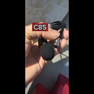 C85 MIC JEPIT ORI 100% 3 PIN TA3F XLR MIN KLIP CLIP ON CLIPON KARAOKE VOKAL VOCAL JACK BULAT MIC MIX MIK TIE KERAH BAJU WIRELES MIKROPON MIKROPHONE HEADWORN KAKI 3 PIN PENGERAS SUARA HIFI SENSITIF MC SEMINAR CERAMAH wireless wireles profesional pro kanci