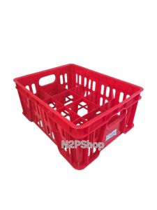 ลังแก้ว ลังใส่แก้วพลาสติก ลังคว่ำแก้ว สินค้ามี 2 ขนาด 12/24 ช่อง แข็งแรง ทนทาน