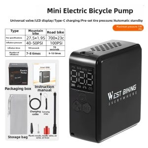 West Biking | Portable High-pressure Mini Air Pump