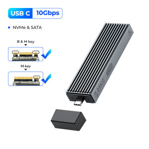 ORICO M.2 NVMe SSD Bao Vây Không Dây Công Cụ Miễn Phí USB C Bên Ngoài NVMe SSD Bao Vây 10Gbps M.2 NVMe Để USB Adapter USB 3.2 M. Đầu Đọc NVMe 2 Hỗ Trợ Phím M Và B & M Và Kích Thước SSD 2230/2242 /2260/2280