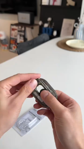Magnetic Fidget Spinner Box Cutter - 2-in-1 Multi-Tool with Retractable Blade Scissors & Paper Cutter for Home/Office Use Portable EDC Tool for Unboxing Crafting & Daily Tasks