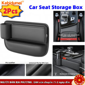 (local delivery) Kebidumei Car Seat Gap Organizer Storage Box Universal Wallet Keys Card Phone Water Cup Holder Auto Interior Storage Pocket Accessories