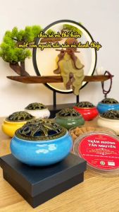 Combo nụ trầm hương và lư xông theo mệnh nụ trầm hương trầm hương nụ xông nhà tẩy uế trừ tà