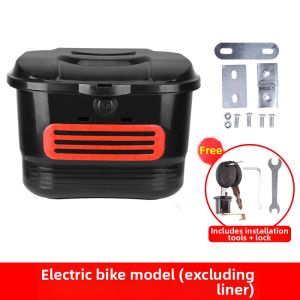 DEROACE | Waterproof & Anti-theft Electric Bike Basket