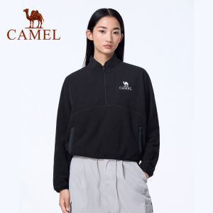 Cameljeans กางเกงยีนส์ผู้หญิงแจ็คเก็ตผ้าขนแกะขั้วโลกอบอุ่นฤดูหนาวฤดูใบไม้ร่วงปกตั้งกลางแจ้ง
