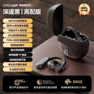 Berlin Sound Bluetooth Earphones New 2025 Long Battery Life Non-In-Ear Hanging Ear Style Sports Running Earphones
