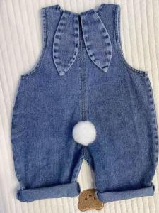 Childrens Casual Denim Overalls Spring Autumn New Style Toddler Loose Halter Pants Easy Matchups Long Pants Boys Girls