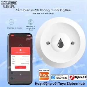 Cảm Biến Rò Rỉ Nước Nhà Thông Minh ZigBee 3.0 Tuya - Cần Cổng Zigbee Để Hoạt Động