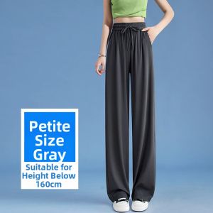Ice Silk Loose Straight-leg Pants Thin Mosquito Protection Sun Protection