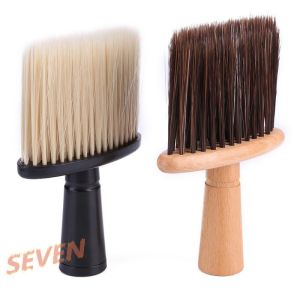 Chổi Phủi Tóc Barber Cán Gỗ Loại Tốt Cây Phủi Tóc Lông Mềm Phủi Siêu Sạch Tóc. (Ảnh thật)