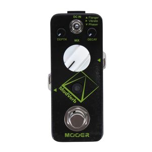 Mooer | MOOER MRV4 Modverb Pedal|Reverb+Flanger+Vibrato+Phaser|4-in-1 Modulation|Stage/Studio Essential ⚡