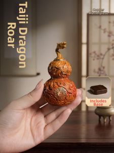 TONGSHIFU | Dragon Head Gourd Tai Chi Long Ying Copper Figurine
