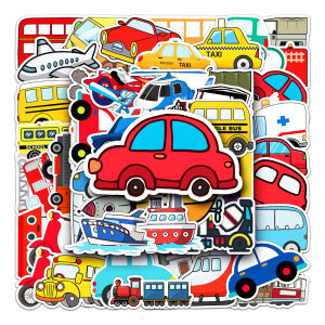 1000-Piece Set Cartoon Graffiti Stickers for Kids Cars Engineering Vehicles Water Bottles Laptops Notebooks Personalize Your Devices