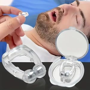 Thiết Bị Chống Ngáy Dạng Kẹp Mũi Dành Cho Nam & Nữ Giúp Giảm Ngáy Hỗ Trợ Giấc Ngủ Tạo Giấc Ngủ Yên Tĩnh Thiết Bị Ngăn Ngừa Ngáy