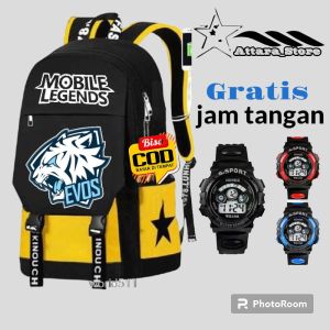 gratis jam tangan Tas Ransel sekolah TK SD Tas Ransel karakter kartun Tas sekolah murah