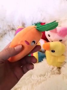 Dog Toys Pet Toys Sounding Interactive Plush Dog Chew Toy Puppy Chew Banana Carrot Bones Balls Toys
