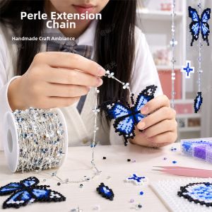 YUGUANG | DIY Four-leaf Clover Charm Keychain Chain Wind Chime Accessory