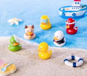 Car Cute Duck Motor Accessories Small Yellow Duck Motorcycle Helmet Auto Car Accessories Duck In The Car Interior Decoration