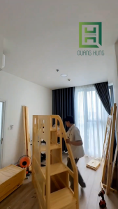 GIƯỜNG TẦNG GỖ THÔNG MỸ CAO CẤP – SIÊU CHẮC – SIÊU ĐẸP – AN TOÀN CHO BÉ