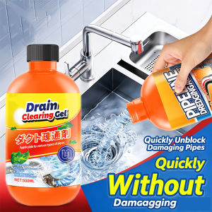 Pro Pipe Cleaner Concentrate Type for Pipe Cleaning Bathtub Drain Sink Clog Removal Large Capacity 500 Grams Clog Relief Odor