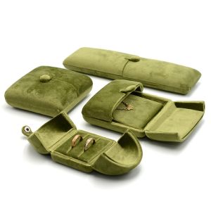 1 pcs High-End Velvet Box Ring Box Necklace Box Bracelet Box Earring Box Jewelry Storage Box