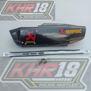 Knalpot Akrapovic Gp New Rossi tameng nmax aerox PCX Vario Beat Scoopy Mio dll