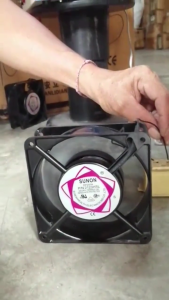 【DIY Myself】พัดลมระบายความร้อน พัดลมตู้RACK ตัวลมAC SQNON 12Cm 220-240V ปลั่กเสียบไฟบ้าน สิ่งค้าใช้งานดี