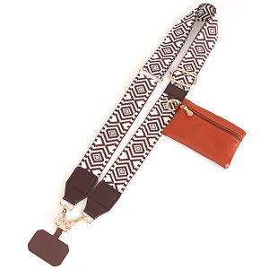 Fashion Phone Lanyard with Zipper Pouch Bag Protable Multifunctional Crossbody Cellphone Neck Staps Hanging Cord with Wallet