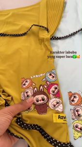 Hijab Anak Karakter LABUBU terbaru Bergo terhits usia 3-6 Th By Arsyana Esklusif