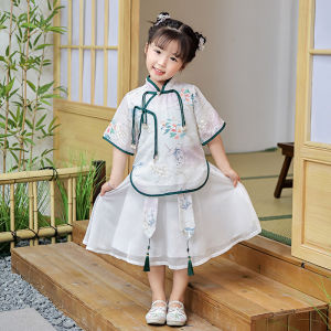 Childrens Day Hanfu Long Sleeve Performance Clothes for Boys And Girls Kindergarten Performance Traditional Chinese Costume