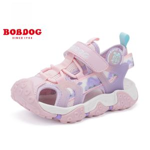 Bobdog Childrens Sport Sandals Summer New Style Waterproof Synthetic Leather Casual Fashion Shoes for Girls And Boys