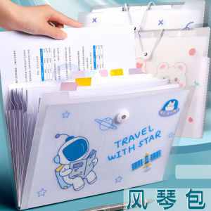 Túi đựng tài liệu bài kiểm tra A4 12 ngăn dây cài cute LILA TLDAYCAI483