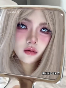 eyeshare 2pcs Cosplay Color Contact Lenses Halloween Anime Koi White Silver Pupil Soft Contact Lens