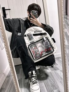 Neutral Large Capacity Small Medium Food Quantity Double Shoulder Pain Free Computer Bag Student Badge Commuting Bag for Men And Women