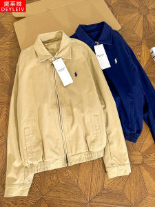 Delaiwei! American Horse Logo Polo Collar Jacket Outwear Female Fall 2024 New Arrival Loose Casual Top